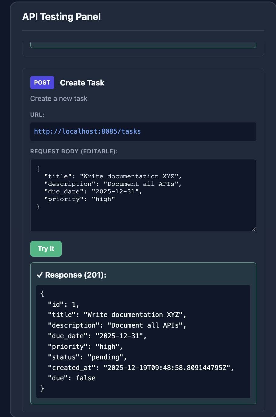PlayPI Live Request Editor and Response Viewer