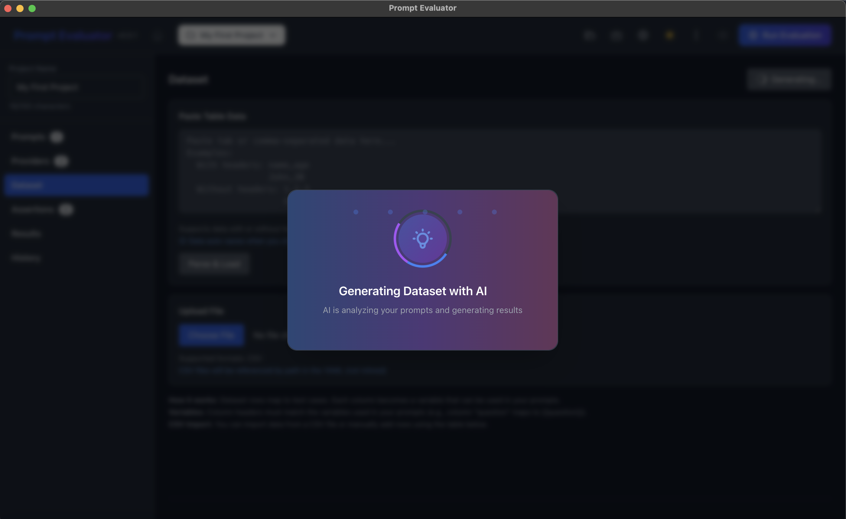 OpenAI provider configuration screen